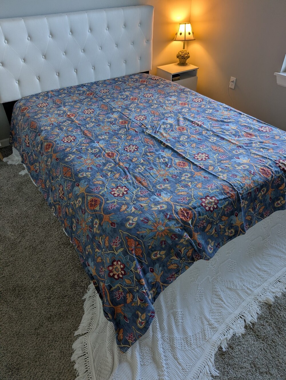 GBR Get Bed Ready Queen Egyptian Cotton Medallion Persian Moroccan Duvet Cover